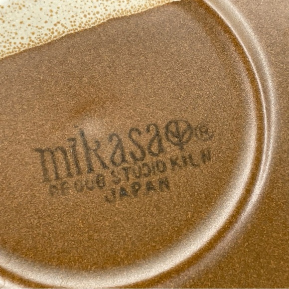 Vintage Mikasa Studio Kiln Plates Set of 4 Ben Seibel 1970s/1980s - Picture 4 of 14